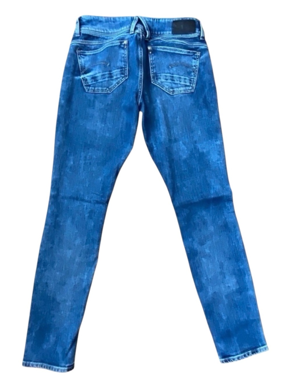 G-STAR Raw Lynn jeans mid rise skinny blue soft lightweight denim summer size 25